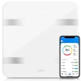 Grunkel Báscula Bluetooth FitBlue 300 Blanca